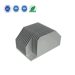 Disipador de calor de extrusión de aluminio, procesamiento personalizado para inversor fotovoltaico, paquete de batería de litio, IGBT, almacenamiento de energía eólica