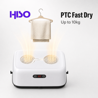 Séchoir à linge portable compact en plastique avec chauffage PTC 600W 220V, minuterie 241-480 min, capacité 5-10kg, pour maison, camping-car, extérieur, hôtel, voyage