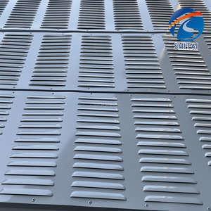 Barrière acoustique sur mesure, <span class=keywords><strong>anti</strong></span>-corrosion, barrières acoustiques personnalisées, 1960*500*40mm, clôture insonorisée pour bâtiment - Product Image 6