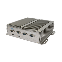 PC Industrial Promocional con CPU I3 I5 I7 de 4 y 2 Núcleos, Carcasa con Mini PC J6412 Sin Ventilador, Panel PC de Montaje en Pared VESA, en Stock