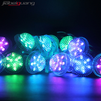 Modules LED RGB 35 mm pour éclairage de fête foraine, IP65 PVC, programmables, éclairage paysager pour aire de jeux, lumières décoratives blanches