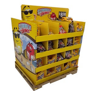 Exhibidor de Cartón Personalizado para Supermercado, Exhibidor Apilable de Papel, Exhibidor de Plástico Completo para Palé 1/4, 1/2 - Product Image 3