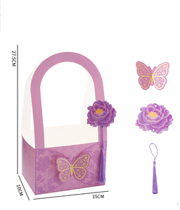 Wholesale Portable Flower Box Gift for Mother's Day Rigid Boxes with Glossy Lamination for Candle Use or <strong>Bouquet</strong> <strong>Presentation</strong> - Product Image 4