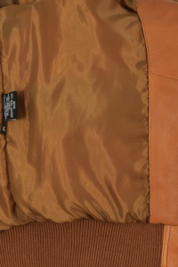 Veste aviateur pour femme en cuir Nappa vintage véritable 100% sur mesure, style Top Gun, fermeture éclair YKK de qualité supérieure, étiquette privée OEM - Product Image 5