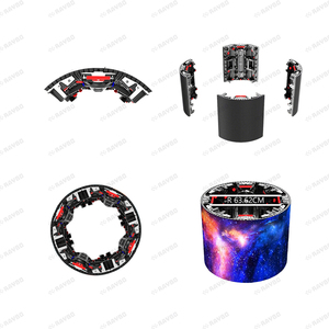 Écran LED flexible incurvé RAYBO pour exposition créative, solution tout-en-un, <span class=keywords><strong>location</strong></span> intérieure, écran LED 2,6 mm pour salon professionnel MWC - Product Image 4