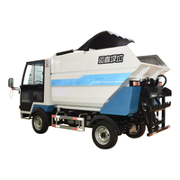 Camion à ordures électrique de haute qualité avec compacteur, nettoyage haute pression, capacité de charge de 2000 kg, batterie 2v200Ah - Mini camions à ordures