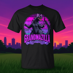 Maglietta Grandmazilla Nonna dei Mostri per la mamma - Product Image 3