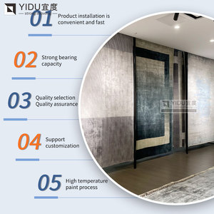 Giá Trưng Bày Thảm Trượt Nằm Ngang Giá Trưng Bày Thảm Cao Su Loại Xoay Trang Trưng Bày Bằng Kim Loại - Product Image 3