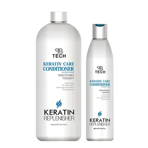 Organische Haarverzorgingsproducten Formaldehyde Vrije Keratine Collageen Shampoo Conditioner Voor Glansverhogend Haar