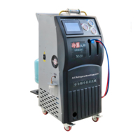 Machine automatique de charge et de récupération de rinçage automatique à courant alternatif r134a