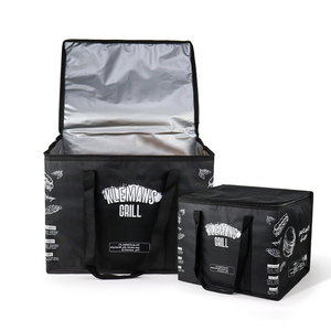 Термоизолированная сумка-холодильник с мультипликационным принтом, водонепроницаемая многоразовая сумка для пикника, пляжного обеда, рекламная сумка - Product Image 1