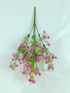 زهور زفير صناعية فاخرة مصنوعة يدويًا من الحرير بطول 36 سم، بيضاء اللون، مقاومة للماء، تدوم طويلاً، بملمس طبيعي للمنزل والحديقة - Product Image 5