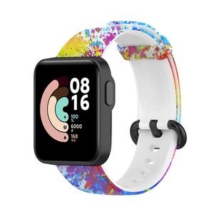 Correas deportivas de silicona suave para <span class=keywords><strong>reloj</strong></span> inteligente, correa de repuesto con estampado para Xiaomi Redmi Watch Lite - Product Image 4