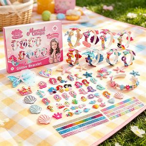 Personalized Headband Making Kit Girls Hair <b>Clips</b> <b>Bows</b> Butterflies Gems Glue Dots Creative Craft Toy Present Set - Product Image 5