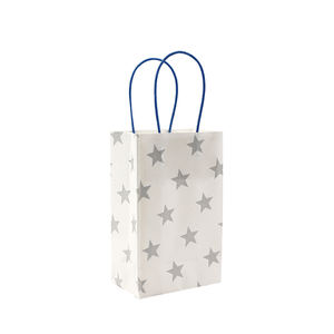 Sac en papier kraft à poignée torsadée, écologique, réutilisable, personnalisé avec logo, mini, petit, boutique, cadeau, parfum - Product Image 1
