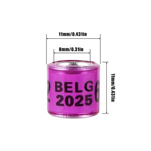 Duivenring 8mm <span class=keywords><strong>Aluminium</strong></span> Vogelbenodigdheden Accessoires Duiven Digitale Voetring Papegaaienpootringen - Product Image 2