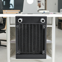 Radiateur de refroidissement à eau en aluminium OCOCOO 80 mm, échangeur de chaleur liquide haute performance pour PC, CPU, GPU, machine laser de beauté, machine industrielle