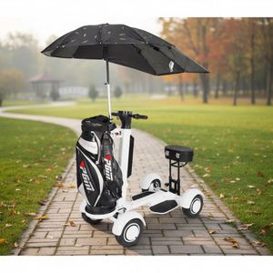 Scooter Plegable de Aluminio de 4 Ruedas, Modelo 2026, Superventas, Carro de Golf con Batería de Litio y Porta Bolsas E7-1 - Product Image 6