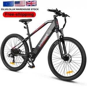 SAMEBIKE Canada Hot Sale 27.5 Inch Aluminum alloy 48v fast full suspension big easy rider electric mountain bike 27.5