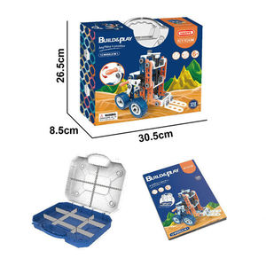 Hanye 152 pièces Jouets en plastique DIY pour enfants, Ensemble de construction d'ingénierie STEM 12 en 1 avec vis et écrous - Product Image 5