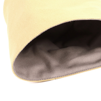 Panier à pain pliable en coton lin Boîte de rangement en voile réutilisable avec couvercles ronds pour l'organisation du stockage des aliments