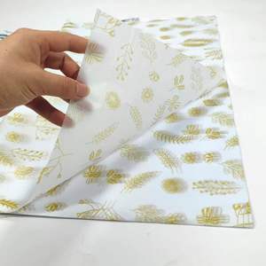 Papel de regalo de seda de tejido de embalaje impreso con logotipo de tamaño personalizado de alta calidad con logotipo para ropa/Flores/regalos - Product Image 4