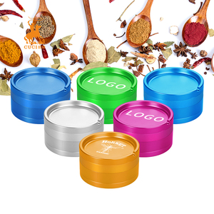 Hornet Custom Aluminum Alloy Dry <b>Herb</b> <b>Grinder</b> Round Metal <b>Herb</b> Mill OEM ODM Logo Smoking Accessory - Product Image 3