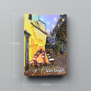 Custom <strong>Fridge</strong> <strong>Magnet</strong> Creative World Famous Painting <strong>Fridge</strong> <strong>Magnet</strong> Van Gogh Series Refrigerator <strong>Magnet</strong> for Promotional Gift - Product Image 6