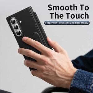 Funda Protectora Rígida Mate para Teléfono con Soporte y Bisagra para Lápiz, para Samsung Galaxy Z Fold <span class=keywords><strong>7</strong></span> con Protector <span class=keywords><strong>de</strong></span> Pantalla - Product Image 2