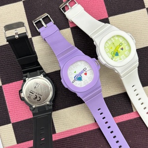 นาฬิกาควอทซ์ลายการ์ตูนสำหรับเด็ก ตัวเรือนพลาสติก หน้าปัดลายหัวใจ นาฬิกาเด็ก ของขวัญคริสต์มาสและปีใหม่ - Product Image 2