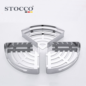STOCCO Luxe – Porte-accessoires d'angle mural en acier inoxydable 304, design moderne, étanche, gain de place, pour hôtel et cuisine - Product Image 6