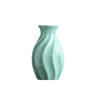 Pot de fleurs en céramique contemporain pour plantes succulentes d'intérieur, finition émaillée, trou de drainage, écologique, durable, vente en gros - Product Image 6