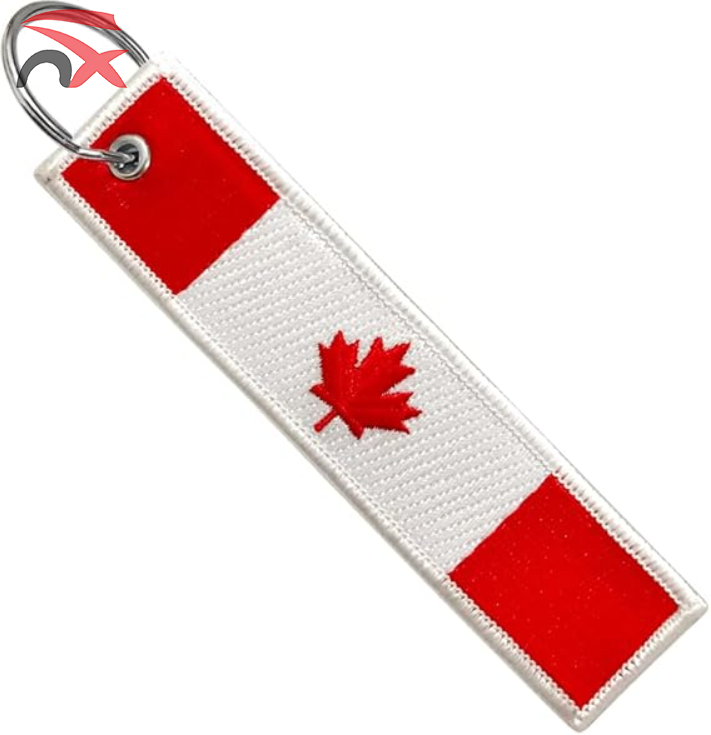 Porte-clés drapeau du Canada