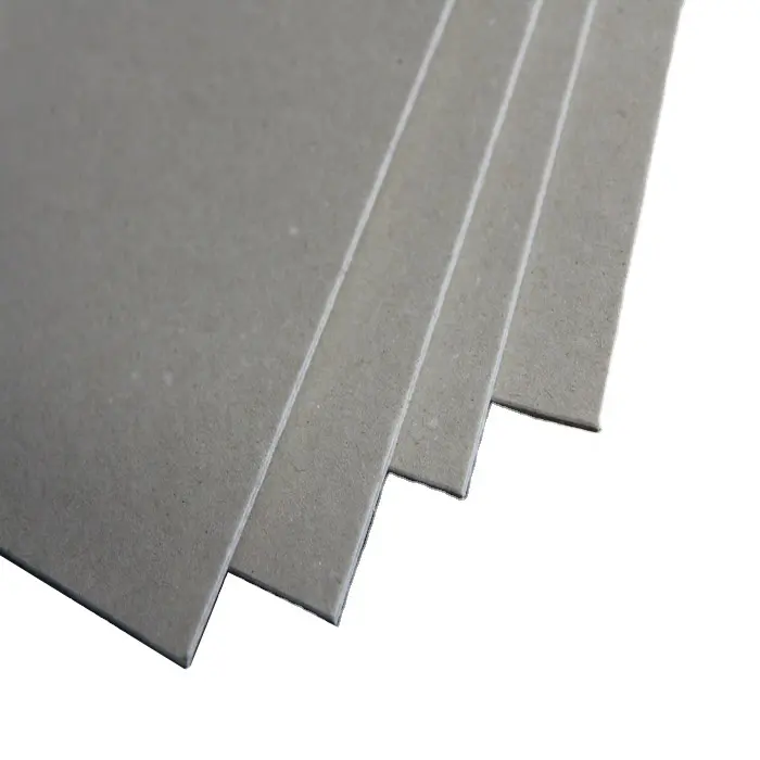 Recycled paper sheet 1mm grey cardboard for book cover