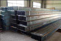 Viga en I de Acero Laminado en Caliente de Alta Resistencia para Soporte de Muro Cortina, Estructura de Acero para Andamios, Serie ST, Estándar BS, Q235B