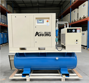 Equipos Industriales, Compresor de <span class=keywords><strong>Aire</strong></span> de Tornillo Todo en Uno de 15KW/20HP de Velocidad Fija con Tanque Secador para Máquina de Empaquetado de Papel - Product Image 1