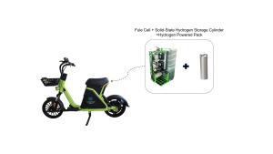 สกู๊ตเตอร์พลังงานไฮโดรเจนที่ติดตั้งชุดเซลล์เชื้อเพลิงไฮโดรเจน - Product Image 5