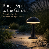 Lampe de jardin LED UFO moderne en aluminium 3000K, anti-corrosion, sculptée pour une ambiance extérieure, idéale pour les projets de villas et d'hôtels