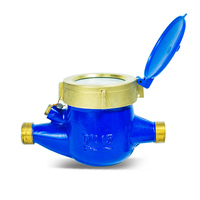 Compteur de débit d'eau fileté à entraînement magnétique Shengda Mechanical ISO Multi-Jet Dry Dial IP68 OEM en laiton 3/4, vente en gros