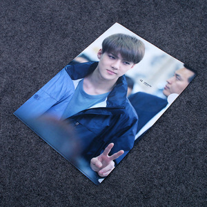 Bán buôn A4 PVC phim hoạt hình Pocket thư mục tập tin l-hình dạng thiết kế với hộp và túi mẫu cho các trường học sử dụng làm bằng vật liệu PP - Product Image 2