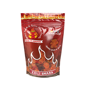 Bolsa de pie a prueba de olores de caramelos de goma <span class=keywords><strong>chamoy</strong></span> ziplock resellable impresa personalizada 3,5g embalaje de plástico bolsa de mylar - Product Image 1