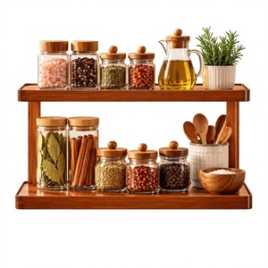 Organizador de Baño de Bambú de un Solo Nivel, Hecho a Mano, Duradero, de Lujo, para Brochas de Maquillaje y Productos para el Cuidado de la Piel - Product Image 5