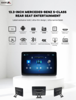 Nouvelle conception, moniteur d'appui-tête de voiture Android 12 de 13,3 pouces, CarPlay pour Mercedes-Benz nouvelle Classe S W223 2024-2026