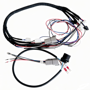 定制电气线束 SM <span class=keywords><strong>2</strong></span>.54 mm 8针连接器转杜邦母头电气铜线束 - Product Image 3