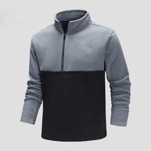 เสื้อสเวตเชิ้ตผู้ชายแบบครึ่งซิป สไตล์ฮิปฮอป สตรีทแฟชั่น แขนยาว - Product Image 2
