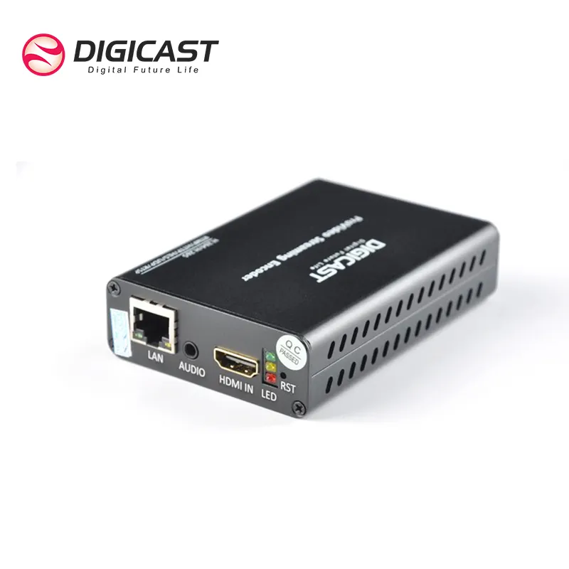 MINI SRT HTTP RTSP RTMP RTMPS UDP HLS Multicast Unicast Full HD IPTV Streaming IP h265 Encoder