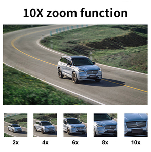 Caméra de sécurité extérieure IP avec zoom numérique 10X, audio, PTZ, trois objectifs, grand angle, capteur CMOS, vision nocturne, panneau solaire, carte mémoire - Product Image 3