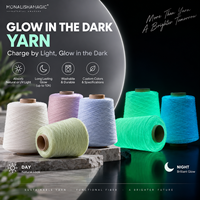 Fil Luminescent pour Tricoter, Tisser des Chapeaux, des Sacs et des Jouets, Fil Lumineux Rechargeable par la Lumière, Fournisseur d'Usine Personnalisé