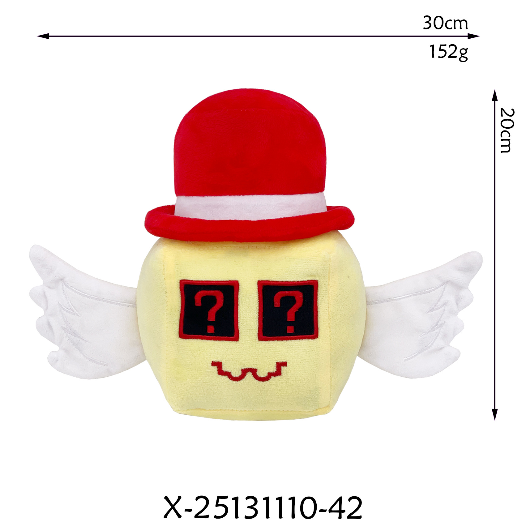 Quadrato giallo cappello rosso