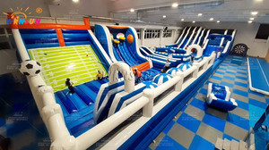 WINSUN Nouveauté Parcours d'obstacles gonflable Ninja Warrior <span class=keywords><strong>de</strong></span> 62 pieds à vendre - Product Image 3
